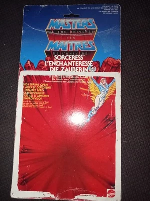 Les Maîtres de l' Univers Carte sorcière Mattel 1986 Hong Kong Rare Occaz'geek💥 - Photo 1/4