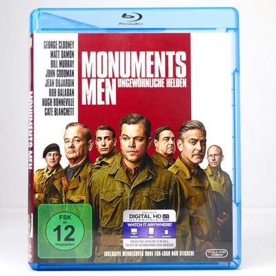 Monuments Men Bluray George Clooney Matt Damon Bill Murray Goodman Blanchett
