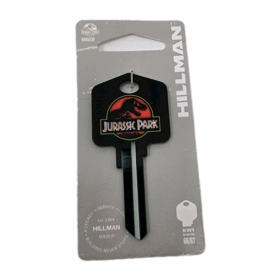 NEW! Hillman JURASSIC PARK Limited Edition Oversized KW1 Uncut Key
