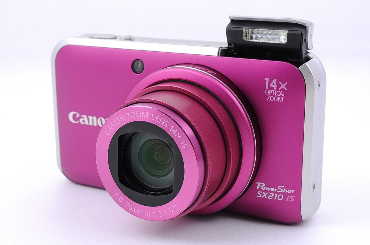 Canon PowerShot SX210 IS パープル Canon PowerShot SX210 IS 14.1 Megapixel Compact Camera