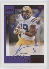 2021 Panini Chronicles Draft Picks Score Rookie Red 141/149 Jabril Cox Auto 0nr3