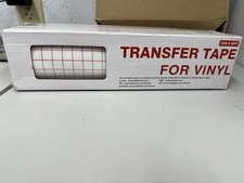 HTVRONT Transfer Tape for Vinyl 12in x 50ft Roll Medium Tack Grid Lines