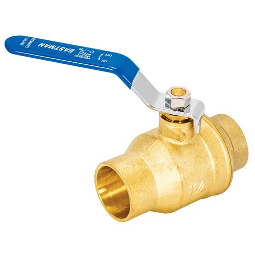 11/4 Inch Heavy Duty Full Port Brass Ball Valve Sweat x Sweat Connection Set