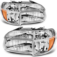 Headlight Assembly Compatible with 1995-2001 Ford Explorer/1997 Mercury Mountain