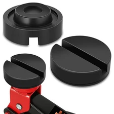 1" x 2.48" 4Ton Universal Rubber Pad Adapter for Floor Jack Protection Pad 2PC