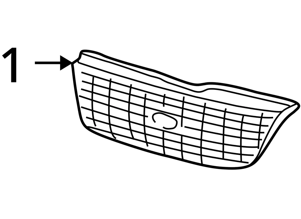 Ford Explorer Explorer 2002-2005 Sport Trac parrilla radiador ASM 3L2Z8200BA nuevo Foto 4 de 4