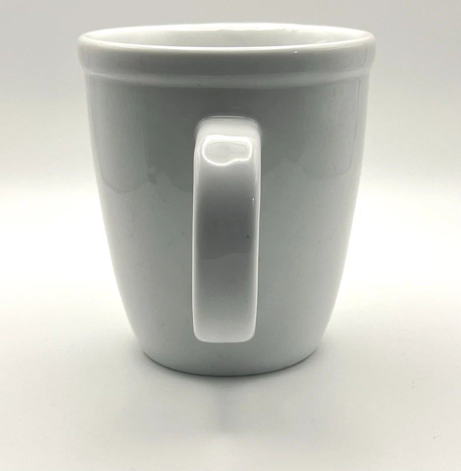 Taza de porcelana blanca Bodum Corona logotipo gris Foto 4 de 4