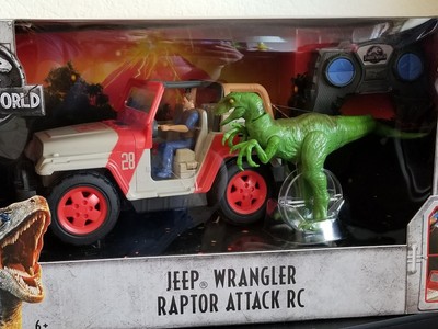 jurassic world jeep wrangler raptor attack rc vehicle