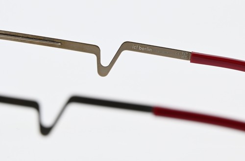 IC! BERLIN Brille Hedy Shiny Bronze Eckig Schmetterling Leicht Flexibel Medium - Picture 7 of 9