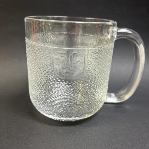 LITTALA Finnish Krouvi 50 CL BEER MUG Cup Clear Ribbed Glass Replacement Bar