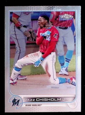 2022 Topps Chrome Baseball Jazz Chisholm #91