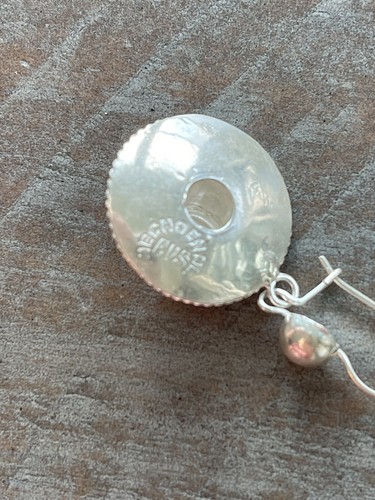 Vintage Mexico Silver Sombrero Hat Dangle Earrings Southwestern Marked Mechoen - Picture 4 of 5