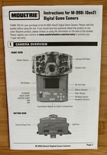Moultrie M-990i Gen2 Digital Game Camera User Instruction Guide Manual 2014