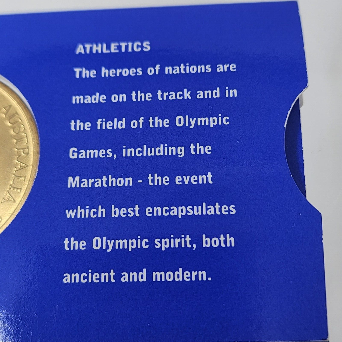 2000 Sydney Olympic Coin Collection 1 of 28 Athletics MINT
