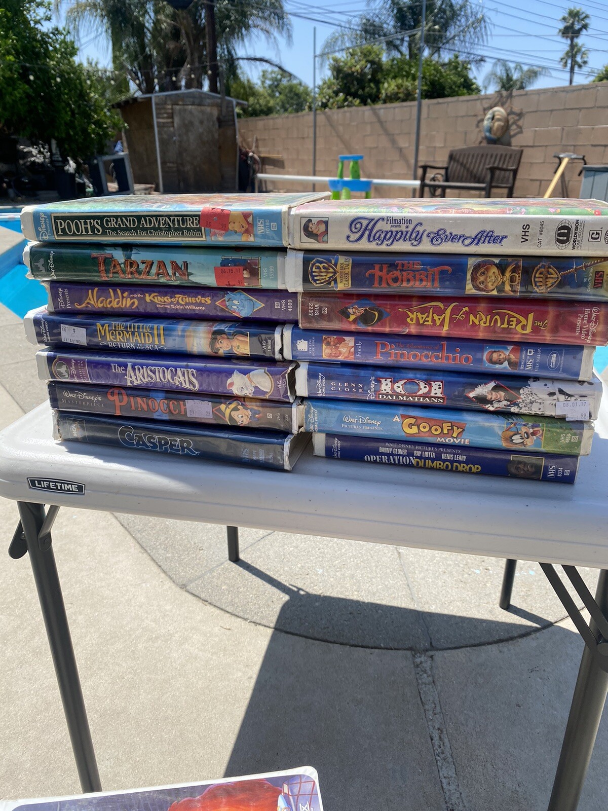 34 VHS Taps With walt disney black diamond vhs tapes lot (best Offer