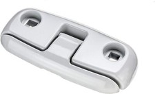 Attwood  12048-4 Aluminum Fold-Down Dock Cleat, White, 6-Inch FREE SHIPPING