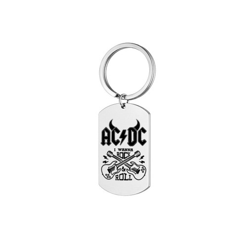 ACDC Music Necklace Gifts For Teens Kids Men Women  Decor Birthday - Afbeelding 6 van 16
