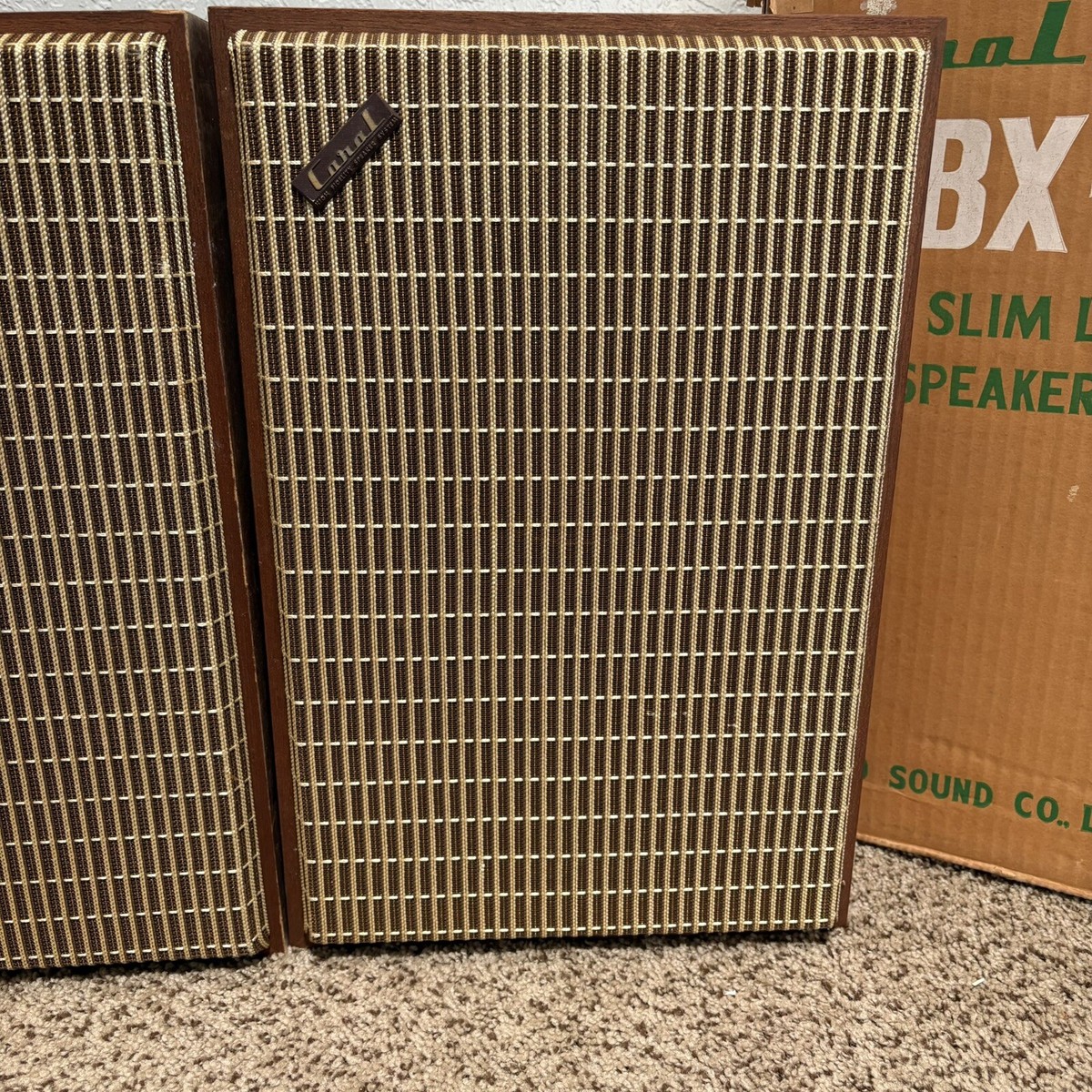 Vintage Coral BX-9 High Fidelity Full Range Speaker System - Rare