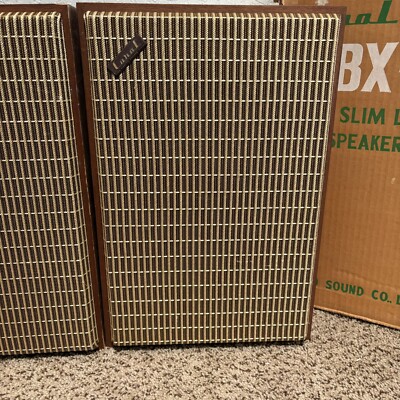 Vintage Coral BX-9 High Fidelity Full Range Speaker System - Rare