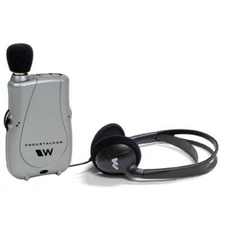 Williams Sound Pocketalker Ultra with Heavy-Duty Folding Headphone H27
