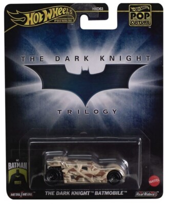 Hot Wheels Premium THE DARK KNIGHT BATMOBILE BATMAN POP CULTURE 2024