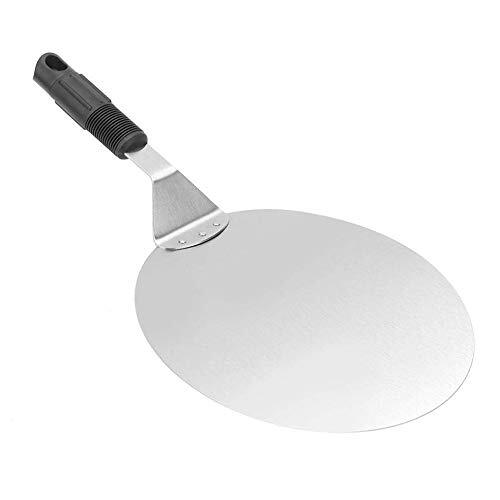 Enzege Pala Rotonda per Pizza,Pala Pizza in Acciaio Inox,per Pizza, Torte (m0L)