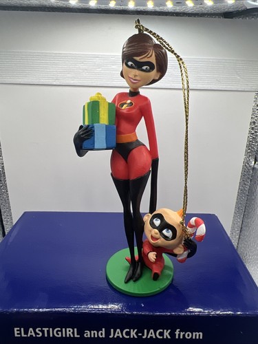 Incredibles Elastigirl & Jack-Jack Disney Grolier Christmas Presidents Edt NIB - Picture 11 of 24