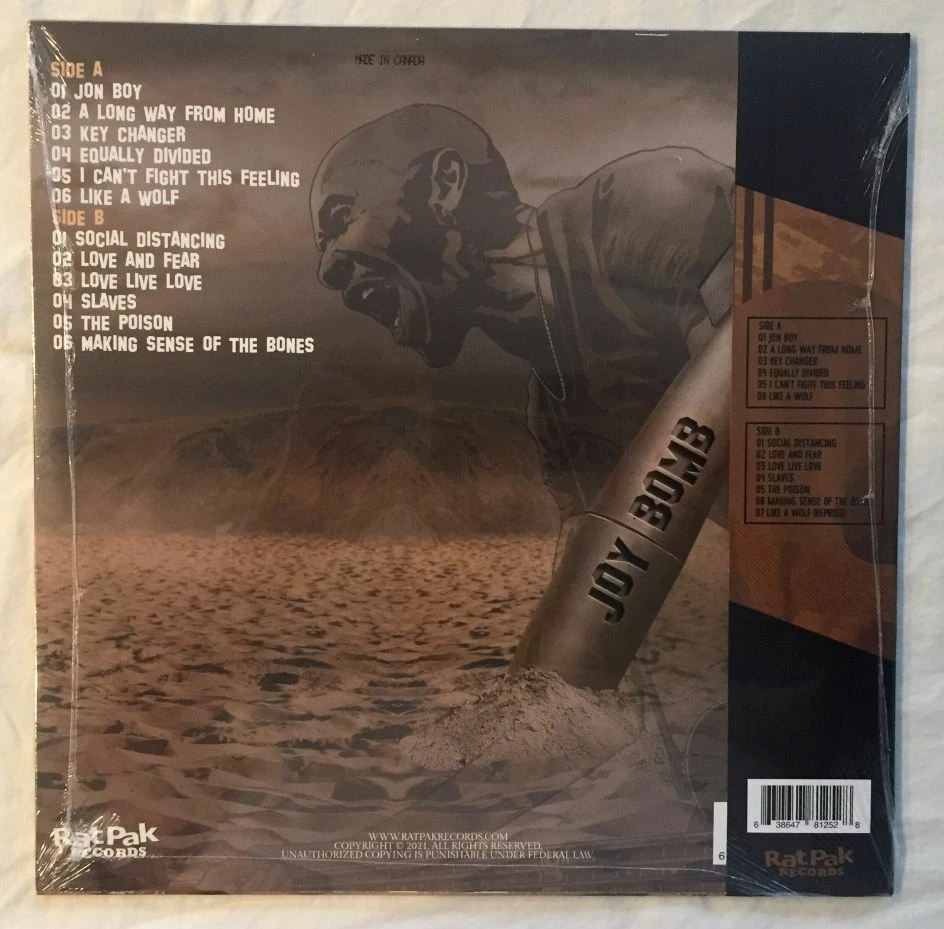 Dug Pinnick - Joy Bomb  Ltd Tan Color Vinyl - Only 300 Made AUTOGRAPHED King's X - Image 4 of 4