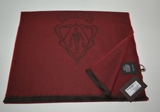 NEW GUCCI 100 WOOL CREST SCARF WRAP MUFFLER MADE IN ITALY