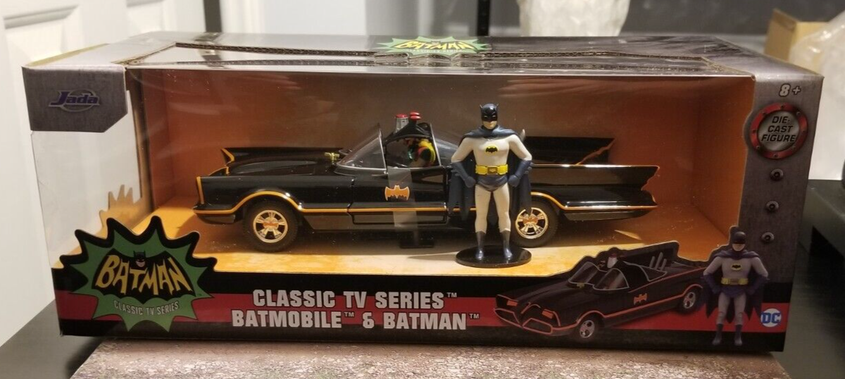 Voiture en KIT avec figurine Batman et Robin - BATMOBILE Classic 1966