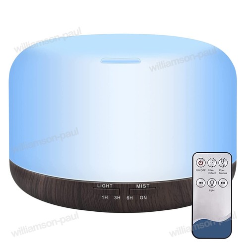 LED Essential Oil Diffuser Aroma Aromatherapy Ultrasonic Humidifier Air