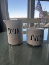 RAE DUNN Artisan Collection Cream Pour And Sugar Sweet SET