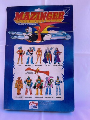 GREAT R & R MAZINGER ソノシート Rare Vintage Mazinger Z Scrander/escrander PlayFul Argentina MOC