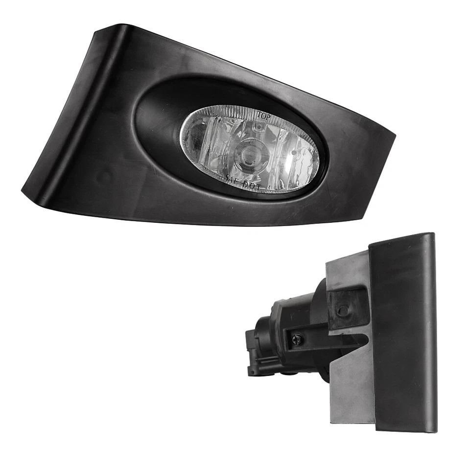 Luces antiniebla para parachoques transparentes Honda Fit 2006-2008 con biseles + kit de cableado + interruptor Foto 4 de 4