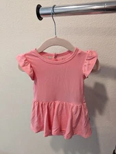 Kyte Baby- Twirl Bodysuit Dress In Rose 12-18 Months