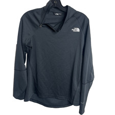 The North Face Lightweight Windbreaker Jacket Womens M Mock Neck Zipper Logo