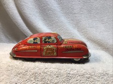 FIRE CHIEF SUPER RARE - 7  MARX CHIEF FRICTION DRIVE- FIRE DEPARTMENT NO. 1
