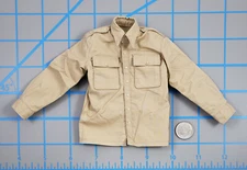 DID WWII US army General Patton big guy shirt 1/6 scale toys soldier dragon bbi
