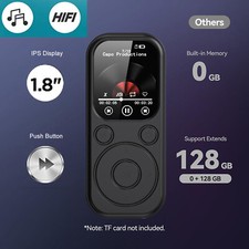32GB Portable Bluetooth 5.4 HiFi MP3 Player MP4 Media FM Radio Audio Recorder1K