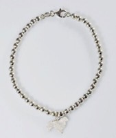 Goldener Punkt Armband In 925 Silber Luce