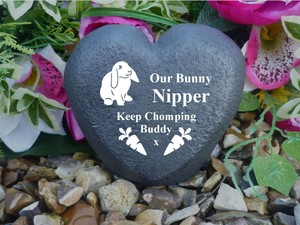 rabbit memorial stone