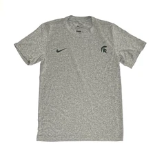 Nike Michigan State Spartans Legend Performance T-Shirt Gray Size S  Description