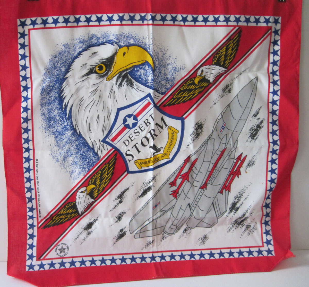 Vintage Set of 1990s Desert Storm Banners Issued In Support of The