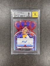 2022 Crown Royale Max Christie Rookie Crown Auto Red 10/35 NUMBER MATCH MINT