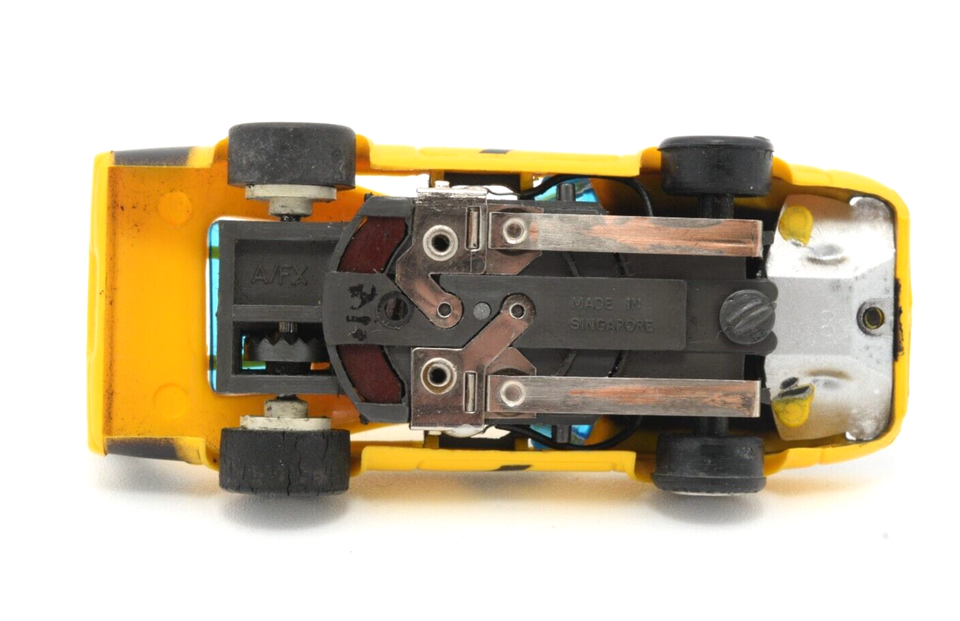 AFX 1969 Dodge Charger Daytona Yellow 7 HO Scale Slot Car eBay