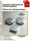 LONGINES Technical Documentation - Opening Watch Caseback - PDF - 8pages