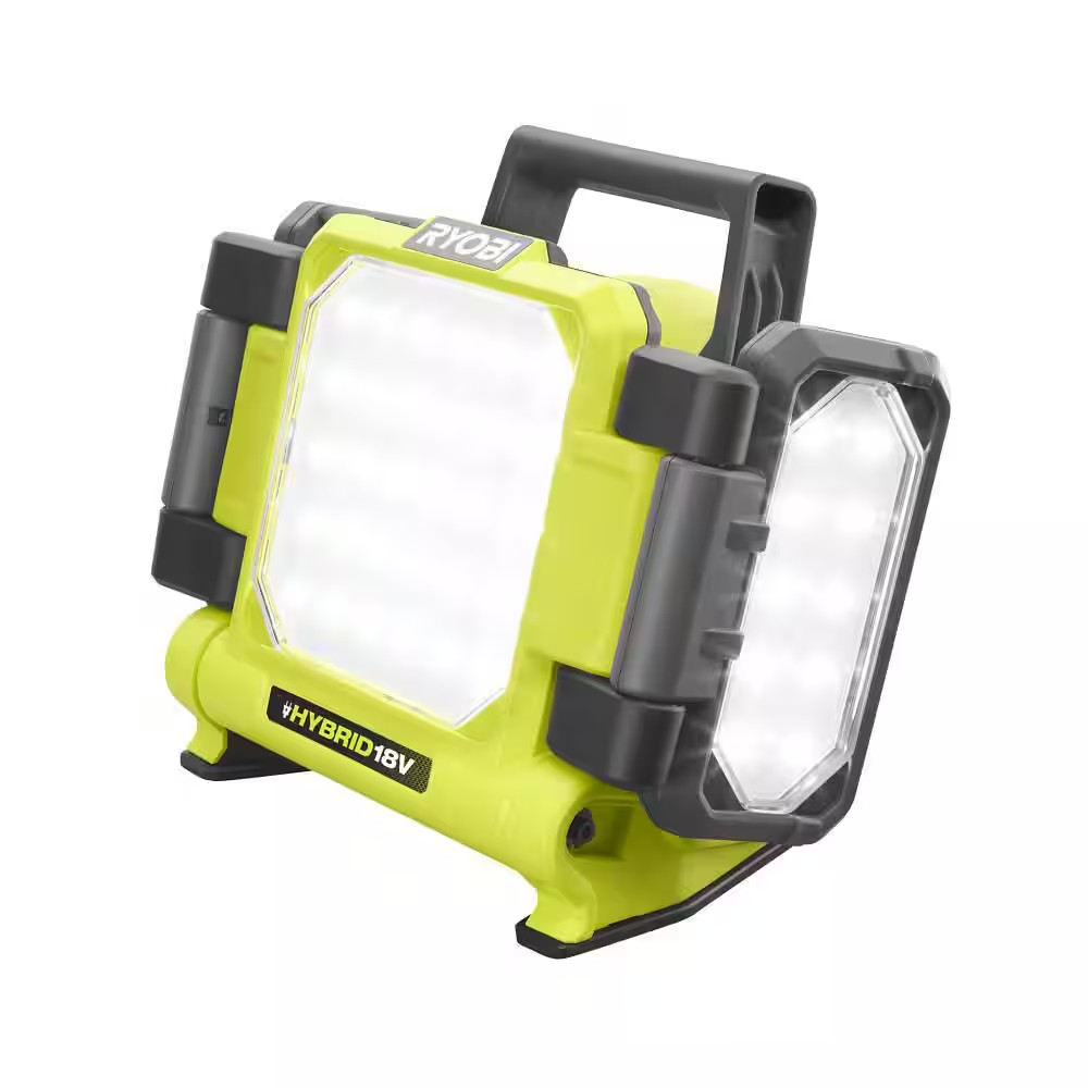 New Ryobi ONE+ 18V Cordless Hybrid 3000 Lumens LED Panel Light-PCL631B