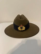 Vintage Australia Military Forces Slouch Hat with Crest 1991 Size 56