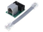 MIKROPROG TO ICD2 & ICD3 ADAPTER Multiadapter IDC10,RJ11 MIKROELEKTRONIKA
