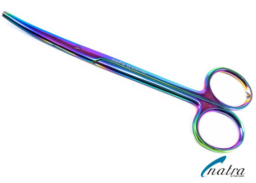 METZENBAUM Nożyczki zakrzywione 14 cm / 5,5" Medyczne chirurgiczne nożyce dentystyczne NATRA - Zdjęcie 1 z 6